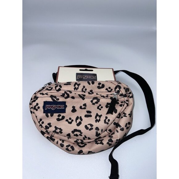 NWT JANSPORT Fift Avenue Show your Spots Waist Bag Animal Print Adjustable - Picture 1 of 5
